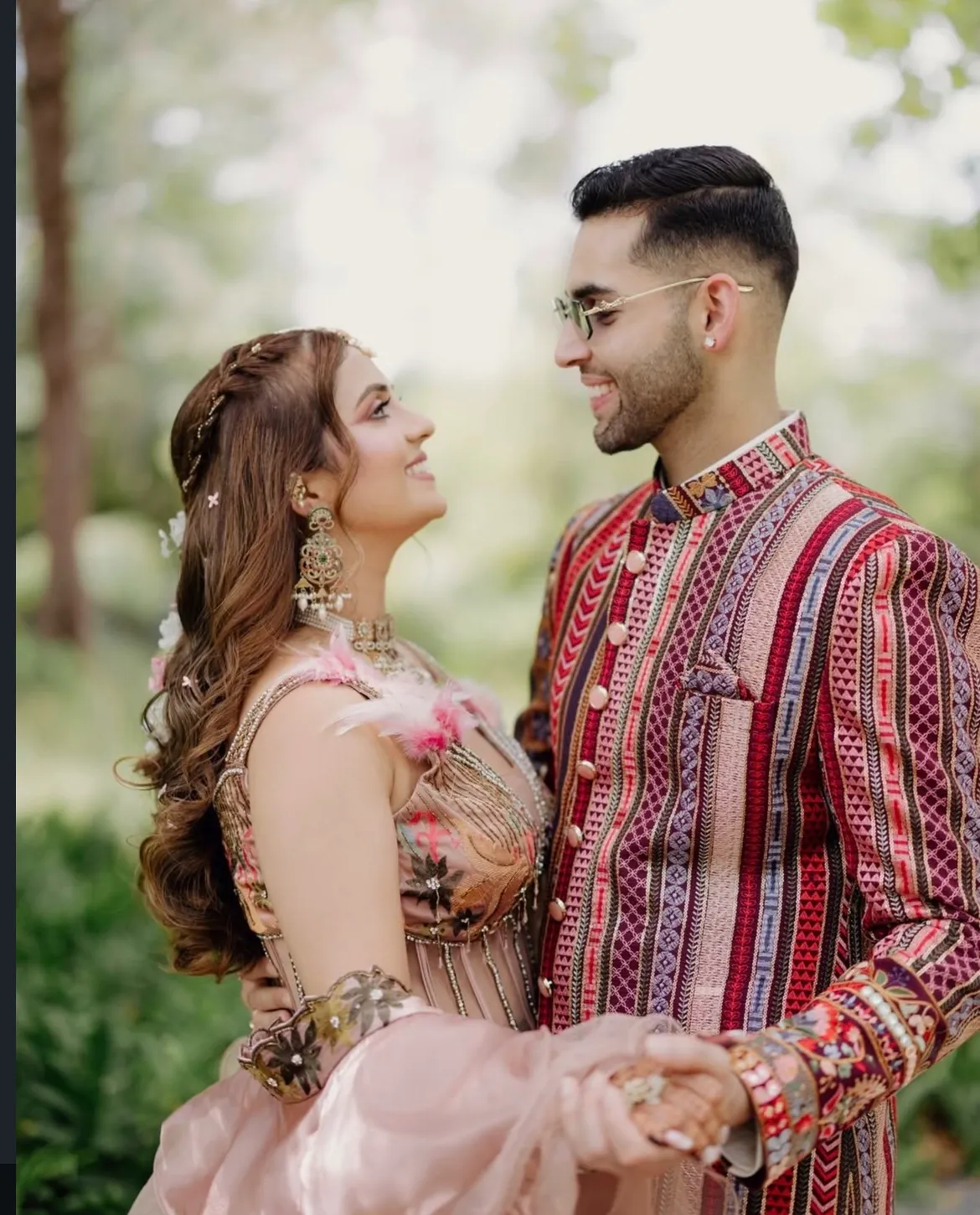 Soft pink pre-wedding glam by Soniya Rozario