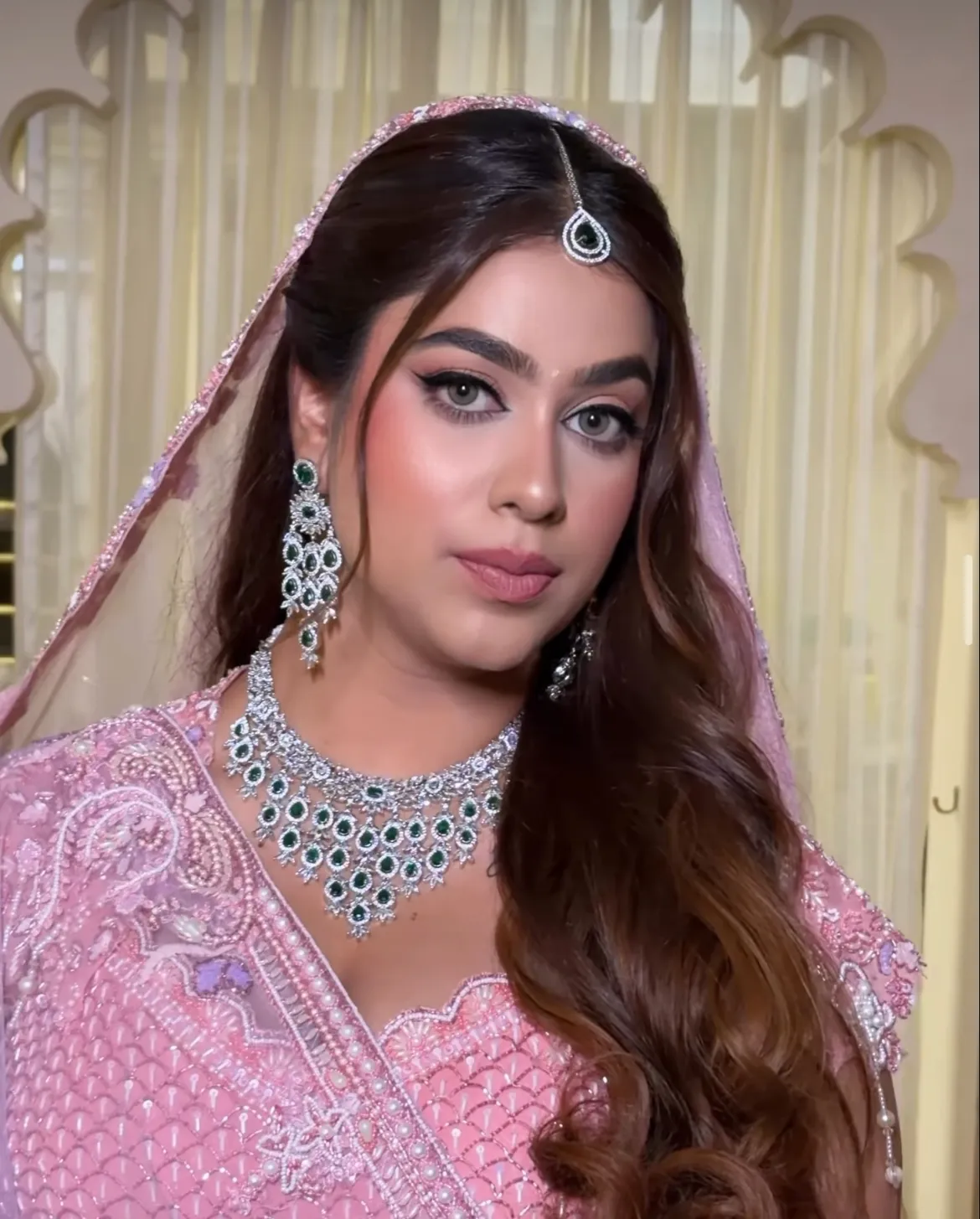 Ridhi's bridal makeup at Taj, Udaipur by Soniya Rozario